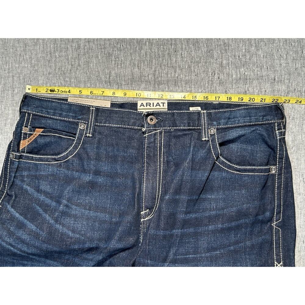 Ariat M5 Jeans Mens 44x38 Straight Leg Straight Stretch Denim Cowboy Western - Picture 10 of 16